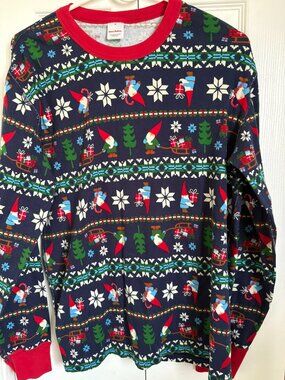 Hanna Andersson Adult Unisex Long John Pajama Top Size XL